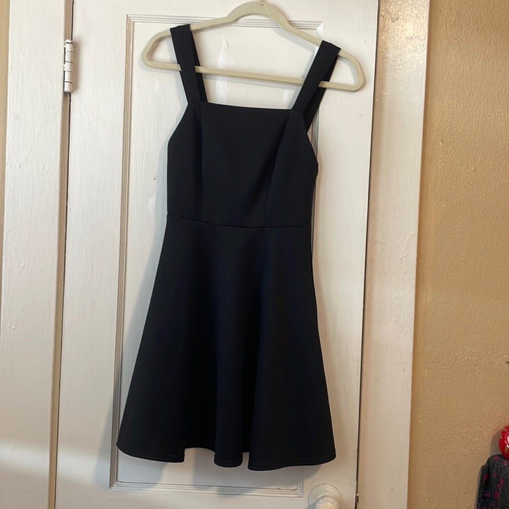 Black Fit and Flare Dress